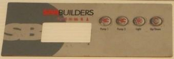 Dynasty Spas 12701 Dynasty Spas Topside Overlay, K-19, IN.XE, 2 Pump, Generic Logo  Dynasty Spas 12701 Dynasty Spas Topside Overlay, K-19, IN.XE, 2 Pump, Generic Logo