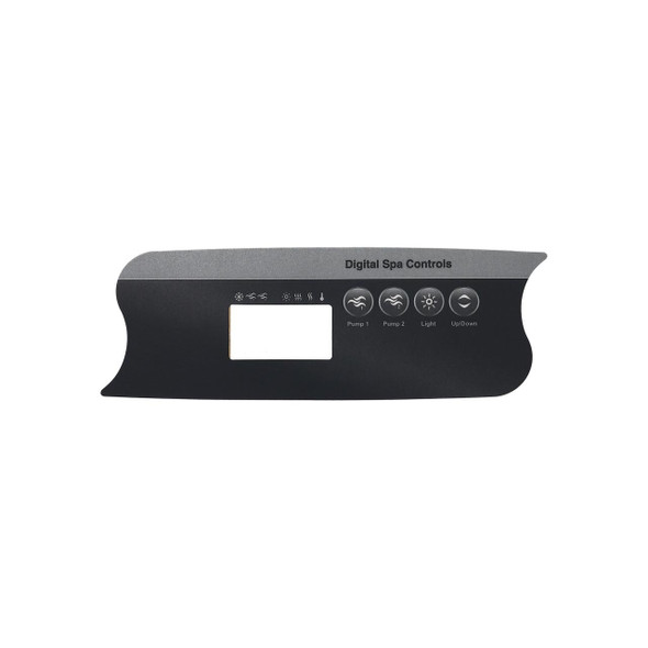 Dynasty Spas 12977 Dynasty Spas Topside Overlay, K-71, 4 Button, Generic Logo  Dynasty Spas 12977 Dynasty Spas Topside Overlay, K-71, 4 Button, Generic Logo