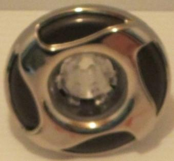 Dynasty Spas 3" Dynasty Spa Jet, Mini Stom, Threaded, Rifle, Glo, Mtl/Gry, 4 Swirl, 2015, 15182  Dynasty Spas 3" Dynasty Spa Jet, Mini Stom, Threaded, Rifle, Glo, Mtl/Gry, 4 Swirl, 2015, 15182