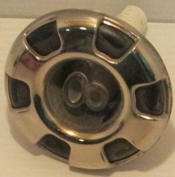 Dynasty Spas 4 3/16" Dynasty Spa Jet, Poly Storm, Large Face, Threaded, Directional, Mtl/Blk, Glo, Nova, 14443  Dynasty Spas 4 3/16" Dynasty Spa Jet, Poly Storm, Large Face, Threaded, Directional, Mtl/Blk, Glo, Nova, 14443