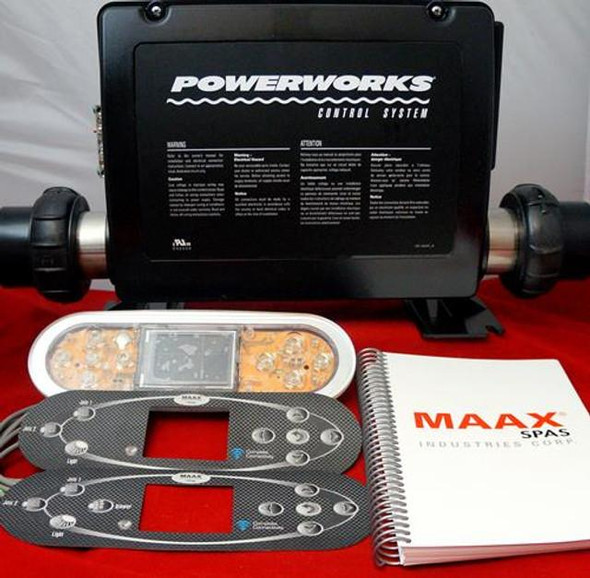 Coleman Spas 110339 Coleman Spas Retrofit Kit, MXB20 T8 W/ MS 8, Amp, 9 Overlay 