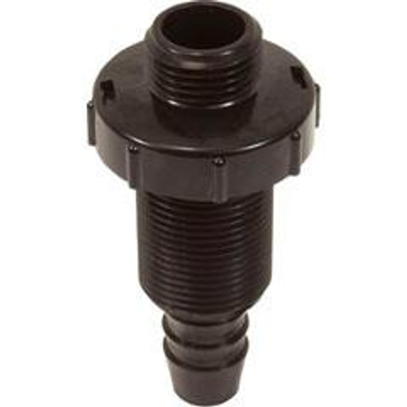 Coleman Spas 100474 Coleman Spas Drain Valve, 3/4" Smooth Barb, Black 