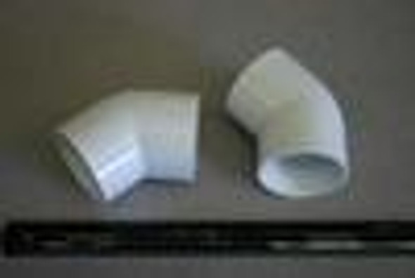 Coleman Spas 100623 Coleman Spas Elbow, 2 Pc, 45 Deg  Coleman Spas 100623 Coleman Spas Elbow, 2 Pc, 45 Deg