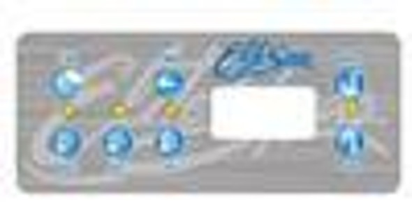 Elite Spas 107276 Elite Spas Topside Overlay, 7 Button 2008, No Blower  Elite Spas 107276 Elite Spas Topside Overlay, 7 Button 2008, No Blower
