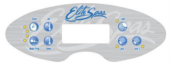 Elite Spas 107078 Elite Spas Topside Overlay, 7 Key, Replaces 107079  Elite Spas 107078 Elite Spas Topside Overlay, 7 Key, Replaces 107079