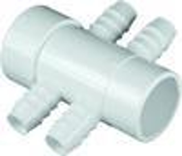 Elite Spas 105843 Elite Spas Manifold, 4 Port, 1-1/2 SL X SPGT X 3/4 Barb  Elite Spas 105843 Elite Spas Manifold, 4 Port, 1-1/2 SL X SPGT X 3/4 Barb