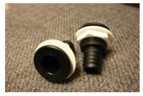 Vita Spas 30451201 Vita Spas Drain Wall Fitting 3/4 Barb Black, Replaces 30451205  Vita Spas 30451201 Vita Spas Drain Wall Fitting 3/4 Barb Black, Replaces 30451205