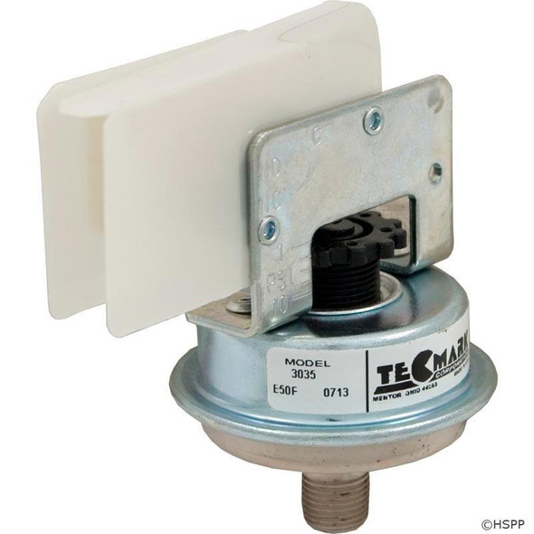  Pressure Switch 3035, 25A, Tecmark, 1/8"mpt, SPNO, 1-10 PSI 
