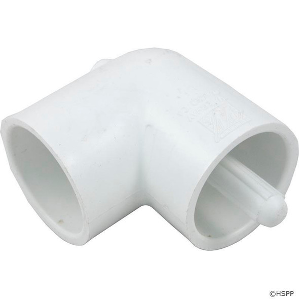  90 Elbow, 1-1/2" Slip x 1-1/2" Slip, with Thermowell 