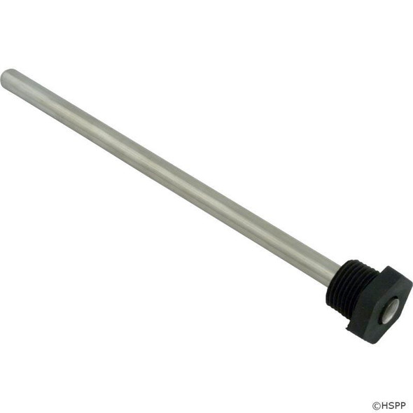  Thermowell, 1/2"mpt, 5/16" x 8", Stainless, Generic 