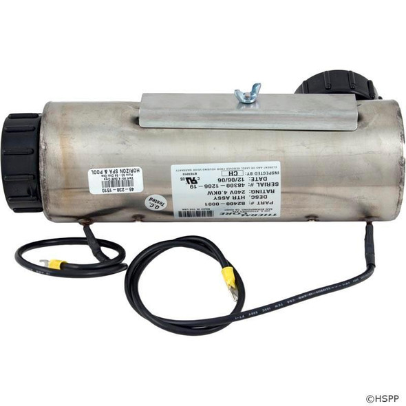  Heater, LowFlow, D-1 Crystal Pure Repl, 230v, 4.0kW, Generic 