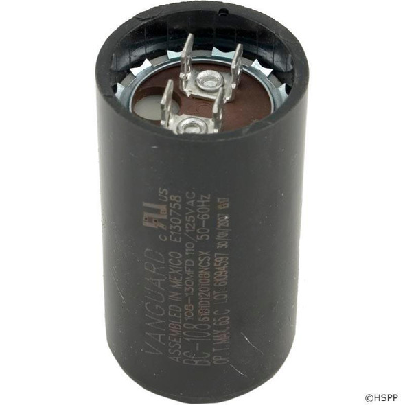 Start Capacitor, 108-130 MFD, 115v, 1-7/16" x 2-3/4"   Start Capacitor, 108-130 MFD, 115v, 1-7/16" x 2-3/4"