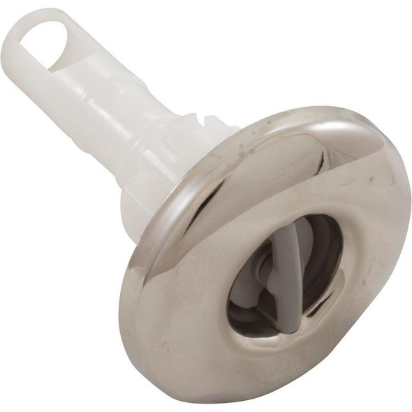 Custom Molded Products 2" CMP Spa Jet, Typhoon 200, Twin Roto, SS/Gray, Scalloped  Custom Molded Products 2" CMP Spa Jet, Typhoon 200, Twin Roto, SS/Gray, Scalloped