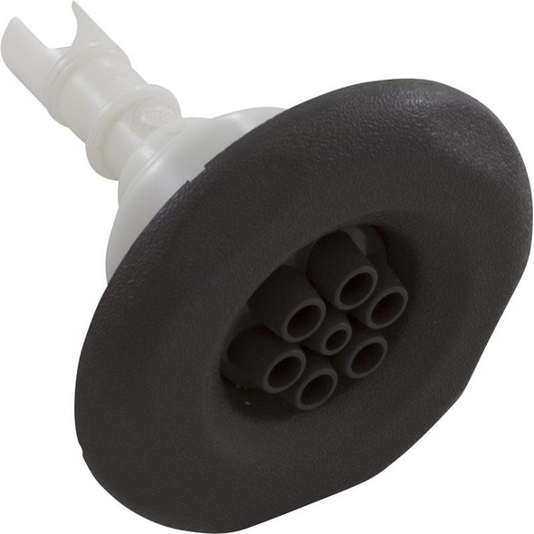 Custom Molded Products 3 3/8" CMP Spa Jet, Typhoon 300, Massage, SS/Graph Gray, Scalloped 