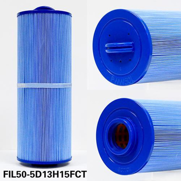 Cal Spas Cal Spa Filter, 50 Sq Ft. 5" ODX 13" H x 1.5" ID, Female Coarse Thread  Cal Spas Cal Spa Filter, 50 Sq Ft. 5" ODX 13" H x 1.5" ID, Female Coarse Thread