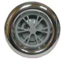 Artesian Spas 5" Artesian Spas Jet, Cyclone Barrell, Spin, Garden,  Gray with S/S, 03-0227-03 