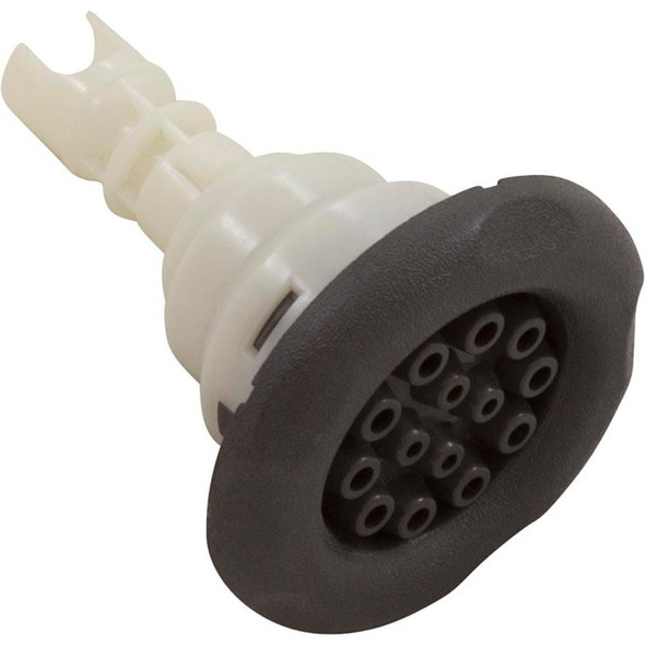 Custom Molded Products 3 3/8" CMP Spa Jet Insert, Typhoon 400, Multi Massage, Scallop, Graphite Gray 
