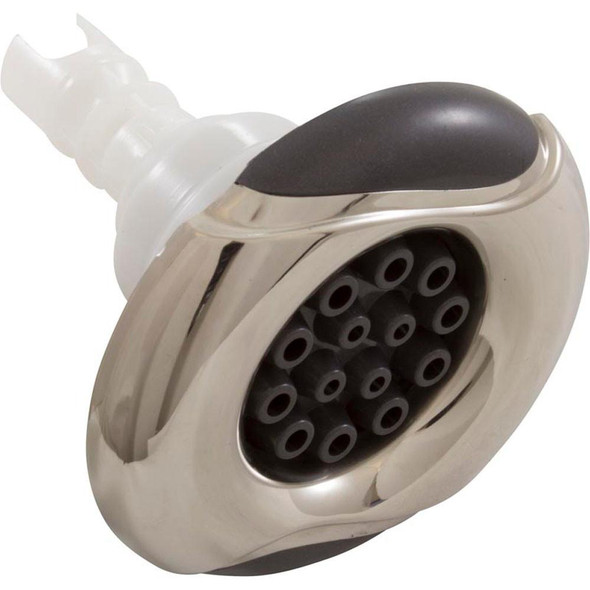 Custom Molded Products 4" CMP Spa Jet Insert, Typhoon 400, Multi Massage, Wave, SS/Graphite Gray 