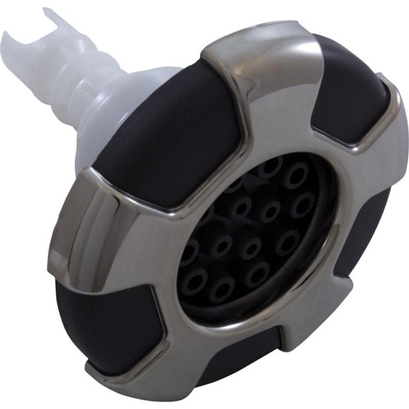 Custom Molded Products 4 1/4" CMP Spa Jet Insert, Typhoon 400, Multi Massage, Crown, SS/Graphite Gray 