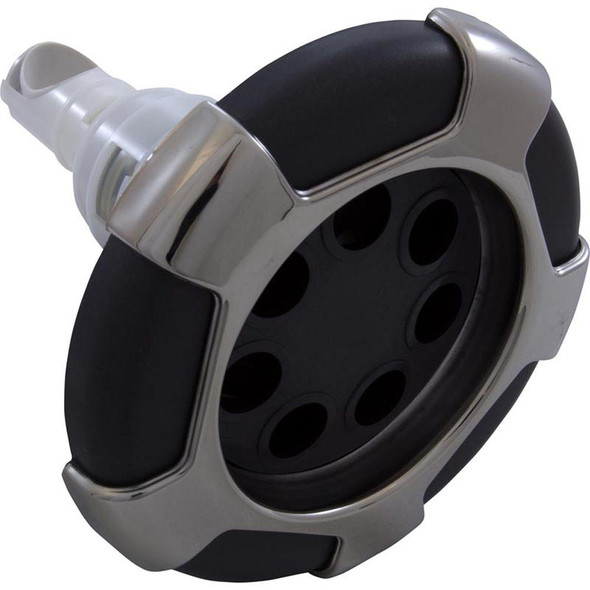 Custom Molded Products 5 1/4" CMP Spa Jet Insert, Typhoon 500, Massage, Crown, SS/Graphite Gray 