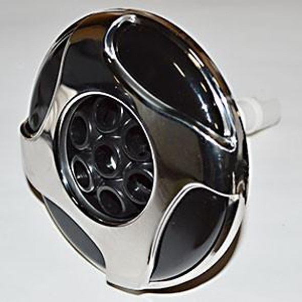 VIKING, 4" LF POLY STORM MASSAGE SWIRL SBK-MTL VIKING, 4" LF POLY STORM MASSAGE SWIRL SBK-MTL
