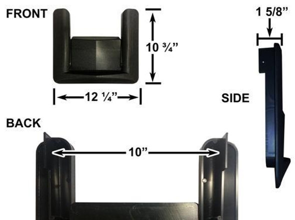  PLU21600285, CAL SPAS Skimmer Weir Gate with Door, - Small - Black - 2013 