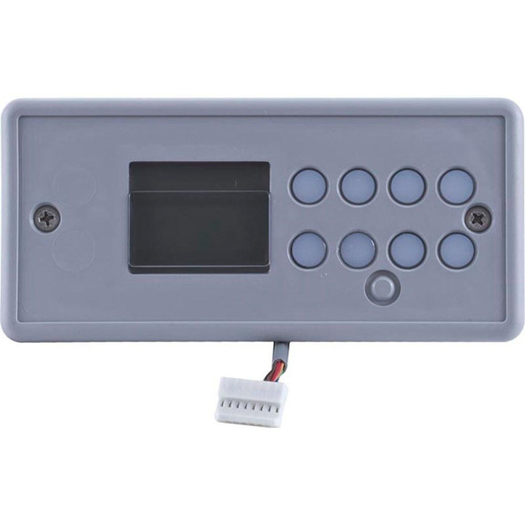  8 Button Topside, Gecko TSC-8/K-8, Lg Rec, LCD, w/o Overlay 
