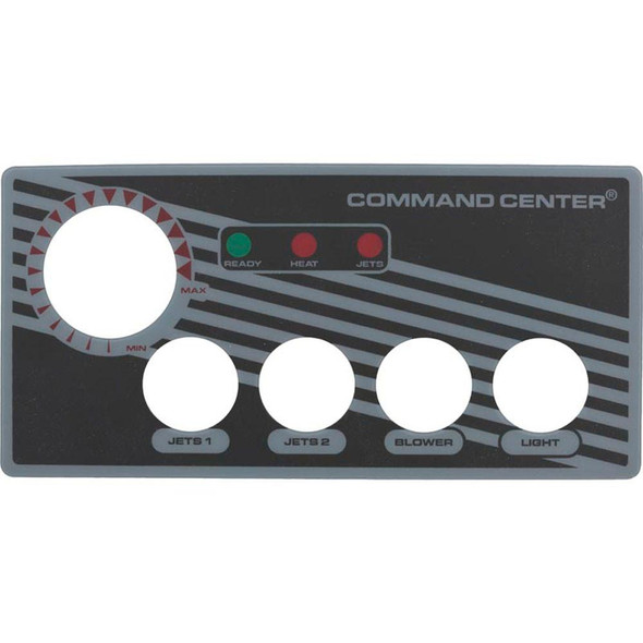 4 Button Overlay, Tecmark Command Center   4 Button Overlay, Tecmark Command Center