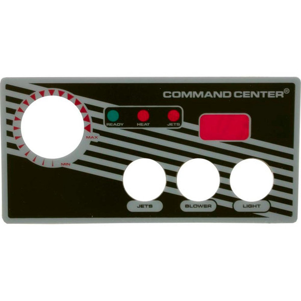 3 Button Overlay, Tecmark Digital Command Center   3 Button Overlay, Tecmark Digital Command Center