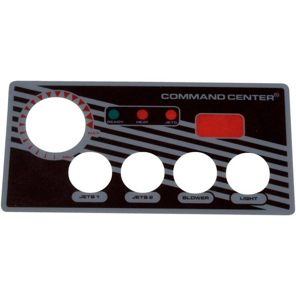 4 Button Overlay, Tecmark Digital Command Center    4 Button Overlay, Tecmark Digital Command Center