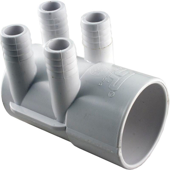 Manifold, 3/4" Barb, 4 Port, Dead End, 2" Slip, SP Manifold, 3/4" Barb, 4 Port, Dead End, 2" Slip, SP