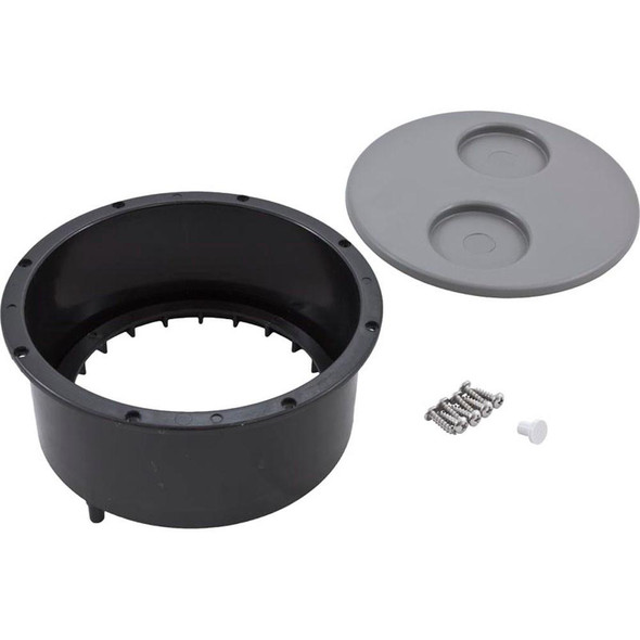  Filter Lid / Niche, Waterway, Top Load, w/2 Cup Holder Lid, Gray 