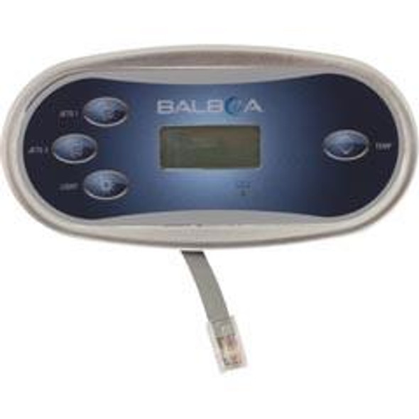  4 Button Balboa Topside, BWG VL406T, 4 Button, Jet/Jet/Lt/Temp, 7ft, w/Overlay 