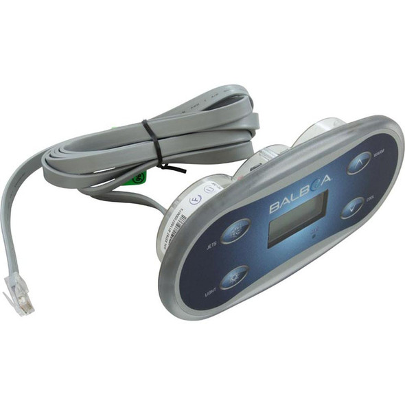 Balboa 4 Button 55350-02 Balboa Topside, VL406U, Jet, Lt, Warm, Cool, LCD, 7ft  Balboa 4 Button 55350-02 Balboa Topside, VL406U, Jet, Lt, Warm, Cool, LCD, 7ft