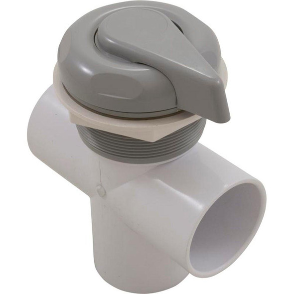 Diverter Valve, CMP Lever Handle, 2"s, 2 Port, Smth Scal, Gry 