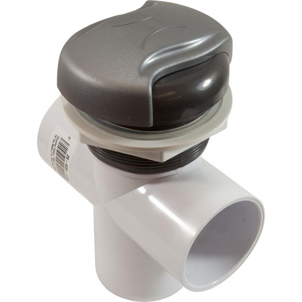  Diverter Valve, CMP 3-Way, 3-3/16"hs, Wave, 2"s, Slvr/Graph Gry 