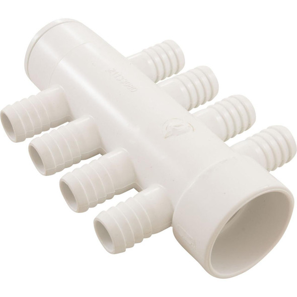 Manifold, CMP, 3/4" Barb, 8 Port, Flow Thru, 1.5"s x 1.5"spg   Manifold, CMP, 3/4" Barb, 8 Port, Flow Thru, 1.5"s x 1.5"spg