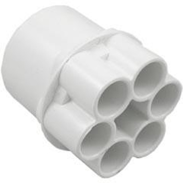 Manifold, 1/2" Slip, 6 Port, Transition, 2" Slip, 672-4130   Manifold, 1/2" Slip, 6 Port, Transition, 2" Slip, 672-4130