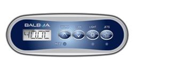  Control Panel, Balboa, TP200W w/Overlay 1 Pump W-C-L-J, 57283 