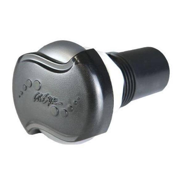 PLU21300504 Cal Spas Air Control Assembly 1" Swoosh Style (Textured) - Black / Titanium   PLU21300504 Cal Spas Air Control Assembly 1" Swoosh Style (Textured) - Black / Titanium
