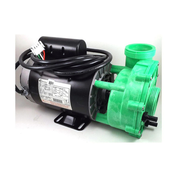 Dynasty Spas 15553 Dynasty Spa Pump, 2018, 6Hp-230V-56Fr-2Spd, Green W/E, 8Ft 4-Pin Amp, Unions  Dynasty Spas 15553 Dynasty Spa Pump, 2018, 6Hp-230V-56Fr-2Spd, Green W/E, 8Ft 4-Pin Amp, Unions