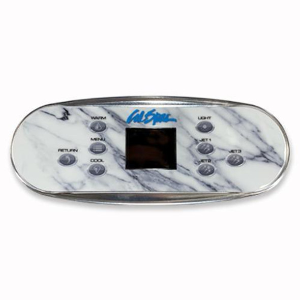  CAL SPAS CONTROL PANEL NEO 2100 OVAL LT, JET1, JET2, JET3 (#777-CS00103) 3P 
