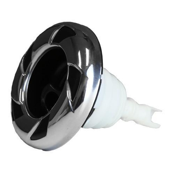  4" Cal Spas Poly Storm Jet, Roto, Metal/Black 