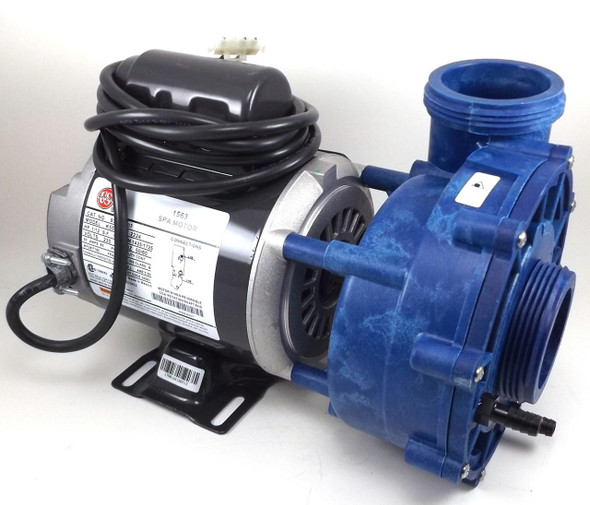 Dynasty Spas DYNASTY PUMP, GECKO, 2018, CIRCULATION, BLUE 2 IN W/E, 8FT 4 PIN AMP, UNIONS  Dynasty Spas DYNASTY PUMP, GECKO, 2018, CIRCULATION, BLUE 2 IN W/E, 8FT 4 PIN AMP, UNIONS