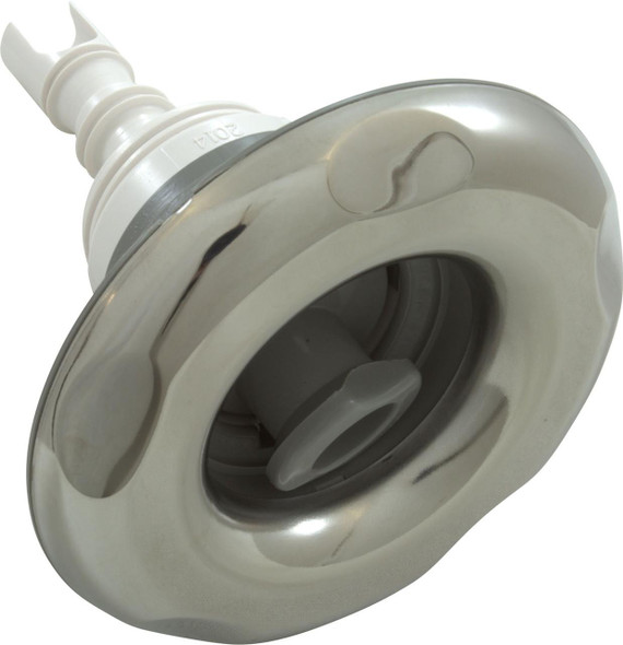  4" Jet Intl, WW Poly Storm, Roto, Smth Scalloped, SS/Gry, Threaded 