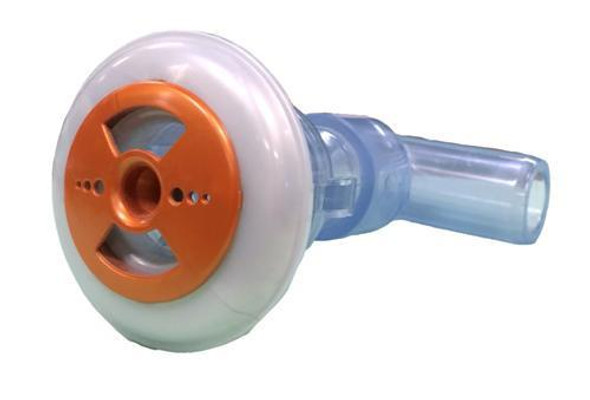  PLU23512-321-700 Cal Spa JET AIR X ASSY - Orange Binetic face, Wall Fitting & White flange glued together, AirXjet Body (23512-321-700) 