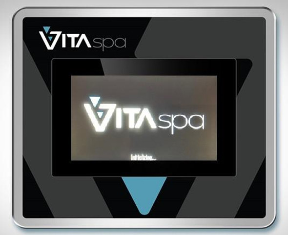 Vita Spas 110843 Maax / Vita Spas ST2C Topside Control, SmartTouch2C, Rectangle w/ Overlay, Blk & Blu, Aquaglo CZ# Comp  Vita Spas 110843 Maax / Vita Spas ST2C Topside Control, SmartTouch2C, Rectangle w/ Overlay, Blk & Blu, Aquaglo CZ# Comp