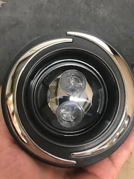 110689 JET, 500, ROTOPULSE, LED, GRPHT W-SS & CLR NOZZLE, HALO PRO-LOC, 5"   110689 JET, 500, ROTOPULSE, LED, GRPHT W-SS & CLR NOZZLE, HALO PRO-LOC, 5"