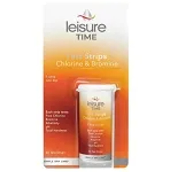 Leisure Time Test Strips, Chlorine/Bromine, pH, Alk, Calcium Hardness