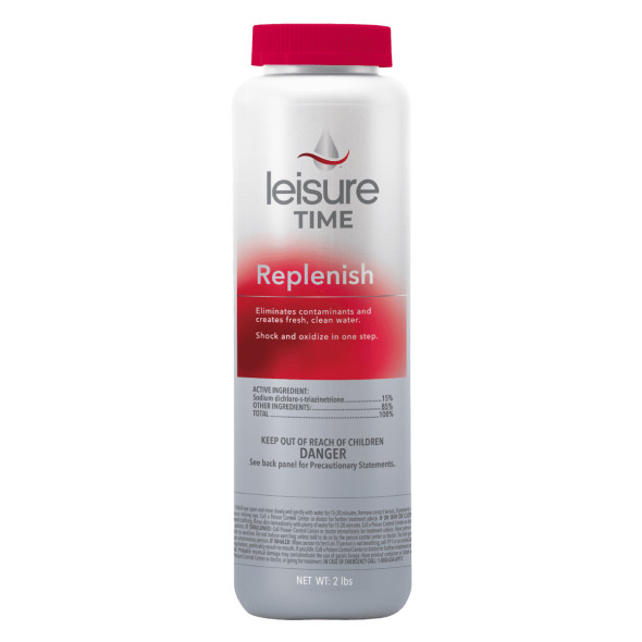 Water Care, Leisure Time, Replenish, 2lb Bottle